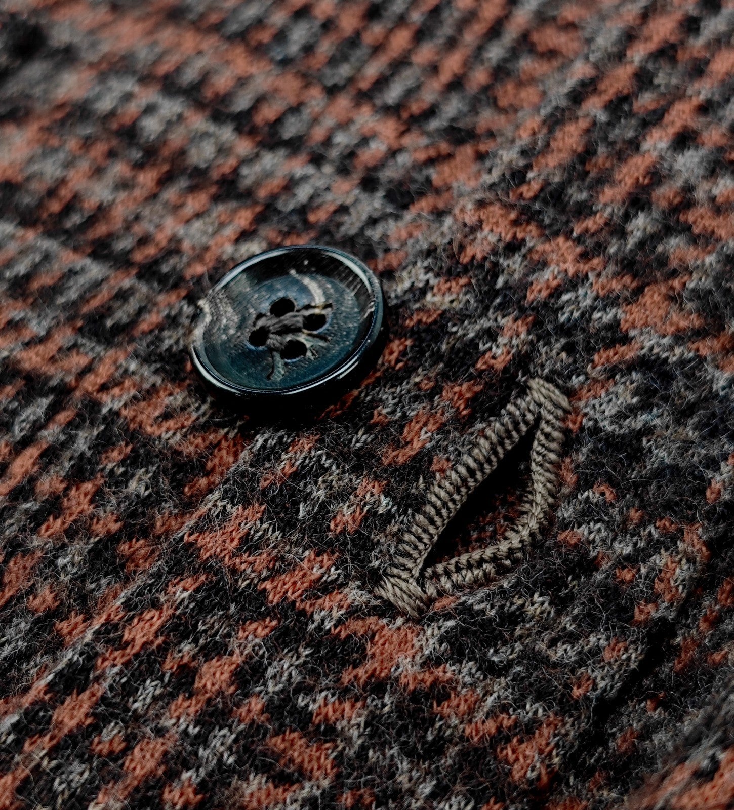 $1850 ISAIA NAPOLI Brown Hand-Sewn Overshirt Jacket Plaid Flannel Wool Size XXL