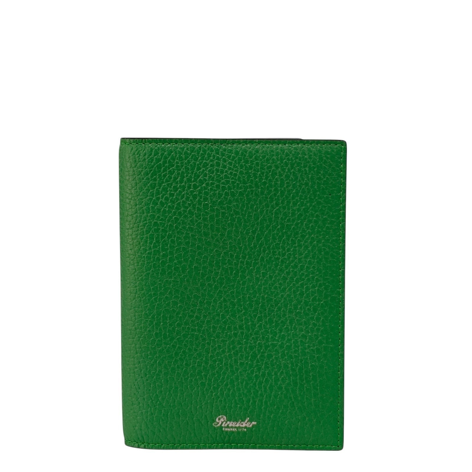 220$ PINEIDER FIRENZE 1774 "Bottolato" Passport Holder Grain Calf Green