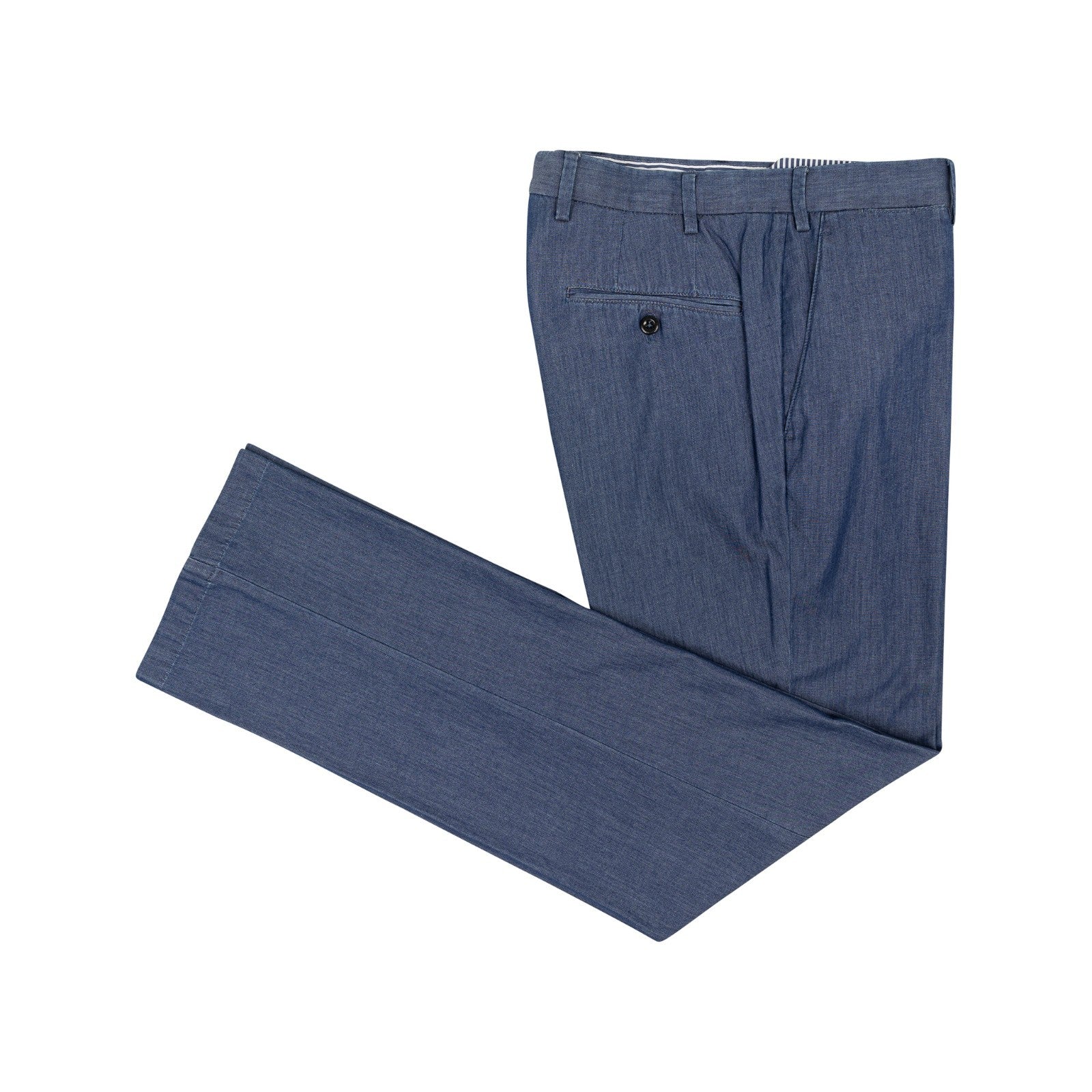 620$ RUBINACCI NAPOLI Denim Blue Trouser Pant Stretch Cotton 30 US / 46 EU
