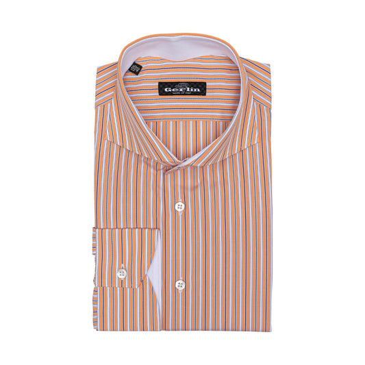 690$ ITALIAN LUXURY GERLIN Shirt Striped LUX Cotton 15.75 - 40 8E BIJAN