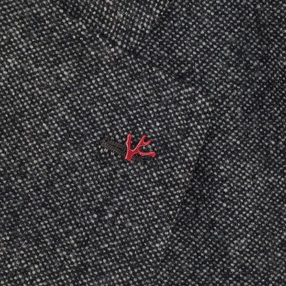 7400$ ISAIA NAPOLI Dark Gray Overcoat Coat Wool & Cashmere 42 US / 52 IT