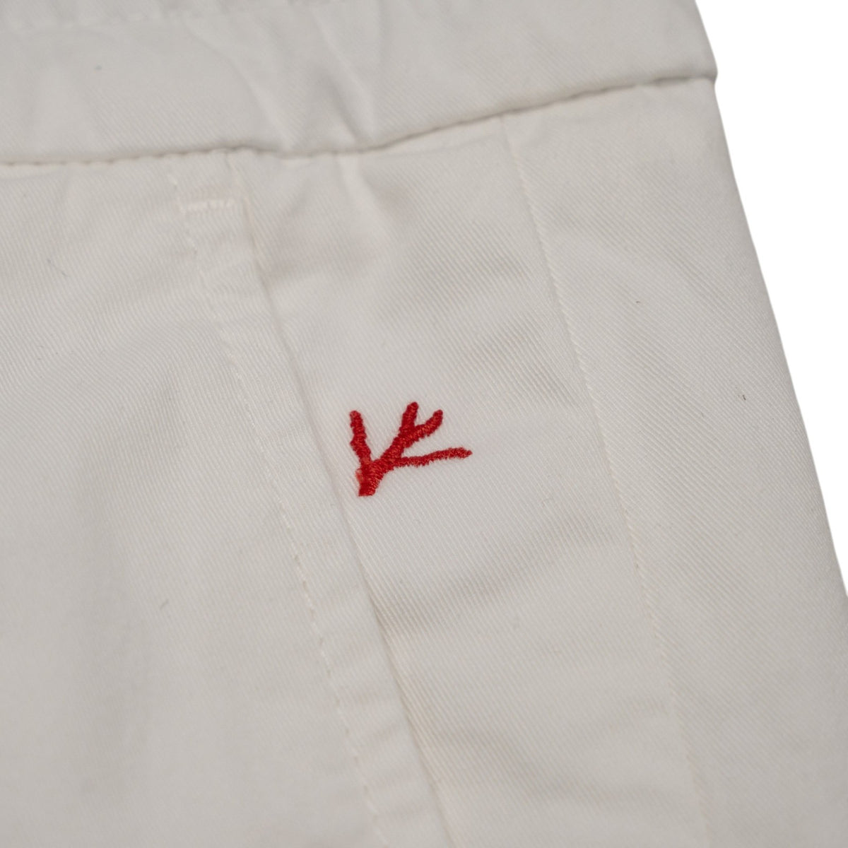 850$ ISAIA White Drawstring Short Pant Cotton Comfort Project 30 US / 46 EU