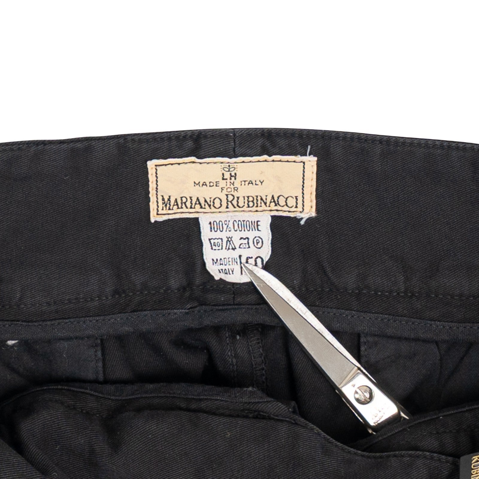 550$ RUBINACCI NAPOLI Manny Gurkha Black Short Pant Cotton