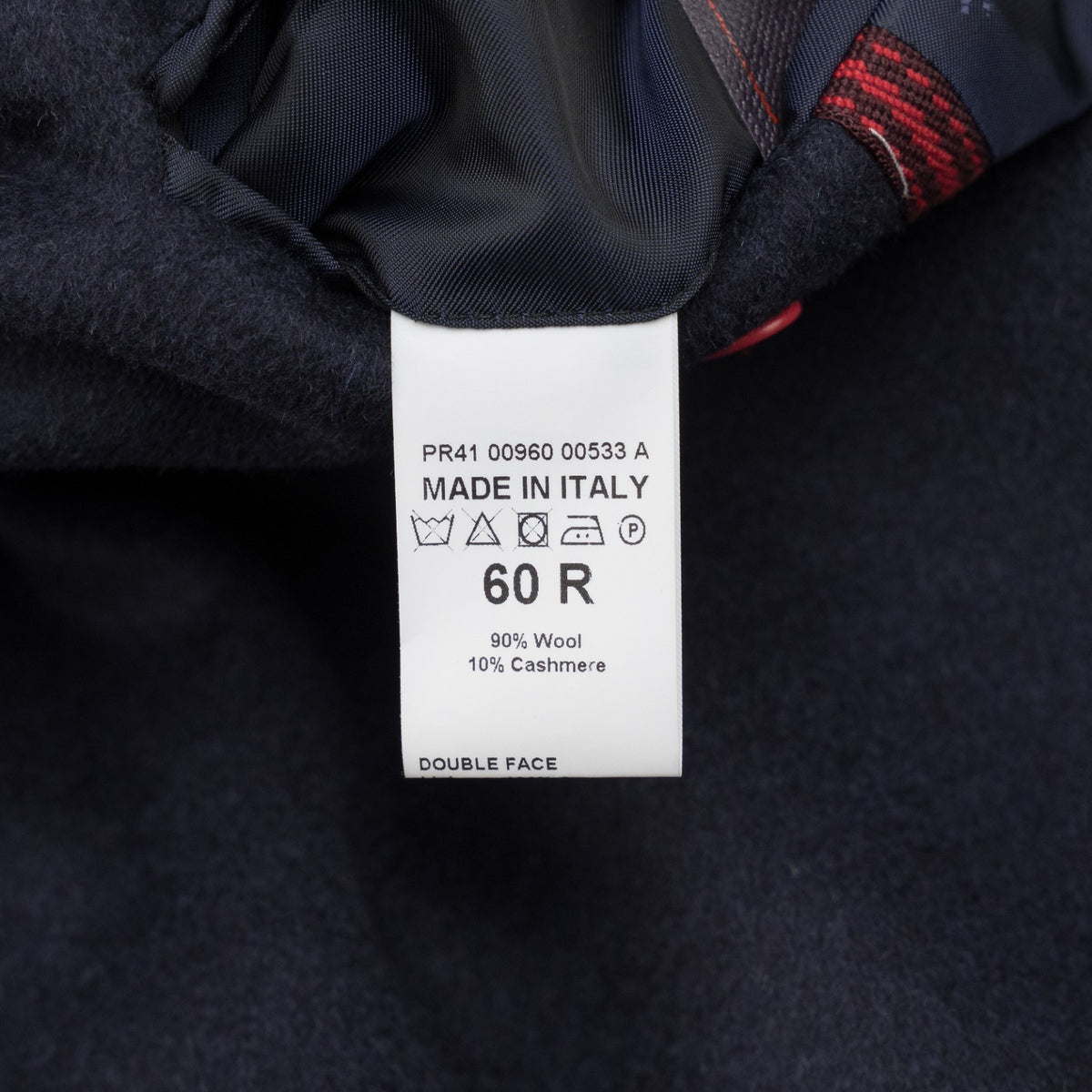 7250$ ISAIA APOLI Blue Navy Peacoat Coat Wool - Cashmere 50 US / 60 EU R