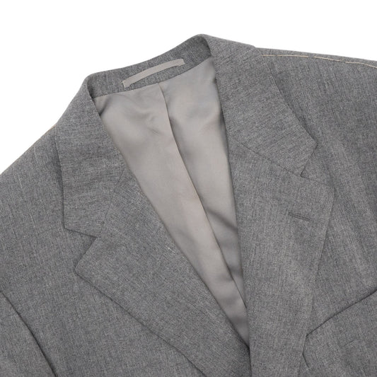 1750$ LEONARD PARIS Jacket Sport Coat Wool Cashmere Gray 42 US / 52 IT  7R