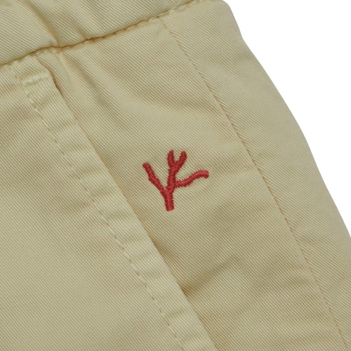840$ ISAIA "Comfort" Yellow Drawstring Short Pant Cotton Stretch 30 US / 46 EU
