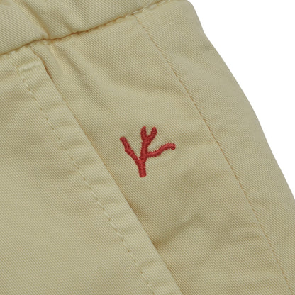 840$ ISAIA "Comfort" Yellow Drawstring Short Pant Cotton Stretch 30 US / 46 EU