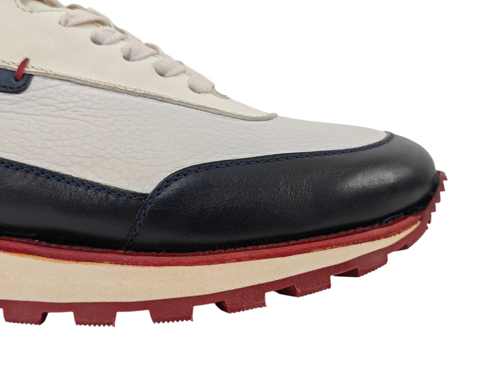 1200$ TESTONI "Moena" SlipOn Sneaker Nabuk Calf + Deerskin  8 UK / 9  US / 42 IT