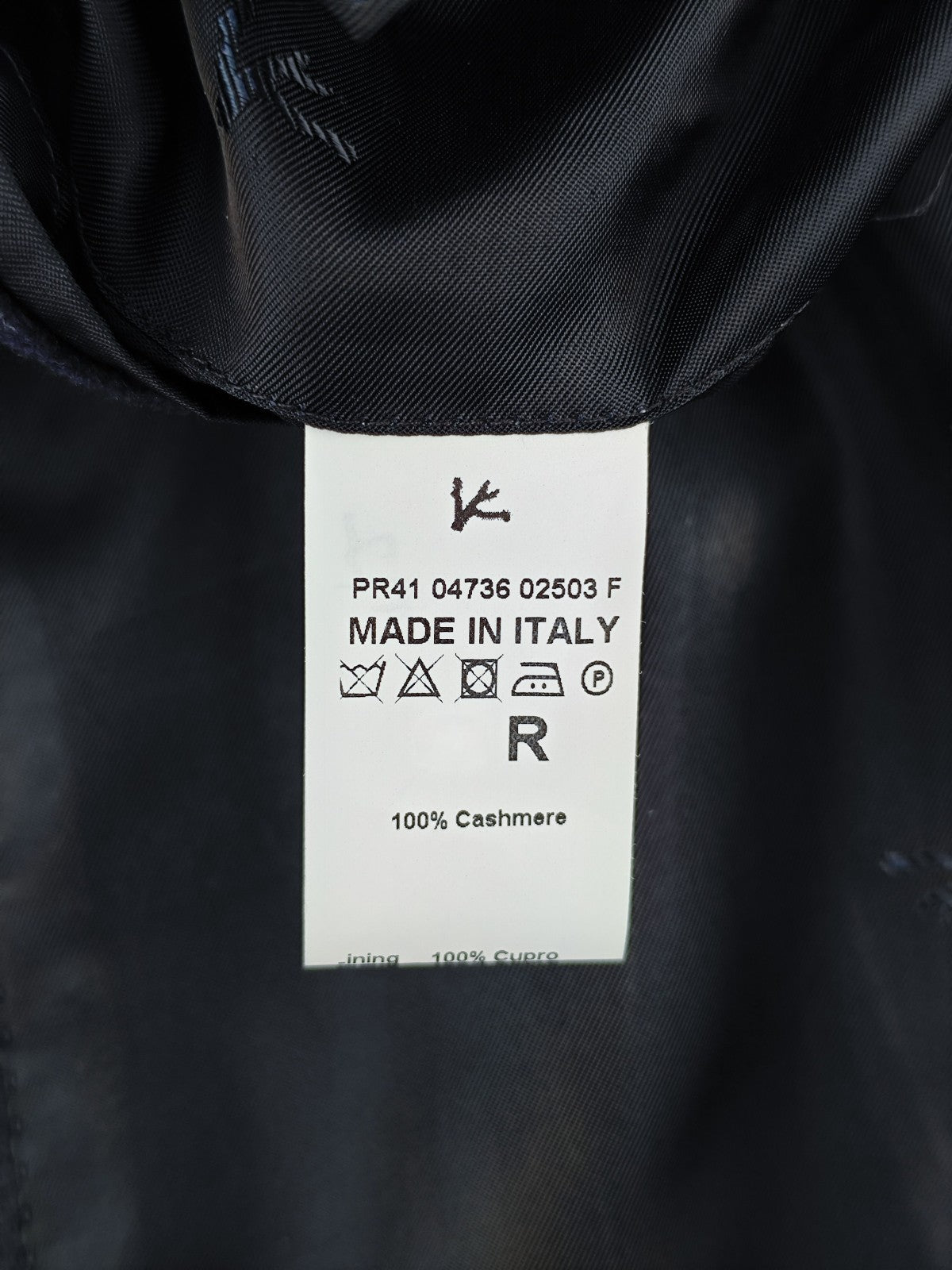 8100$ ISAIA NAPOLI Blue Navy Ross Overcoat Coat 100% Cashmere