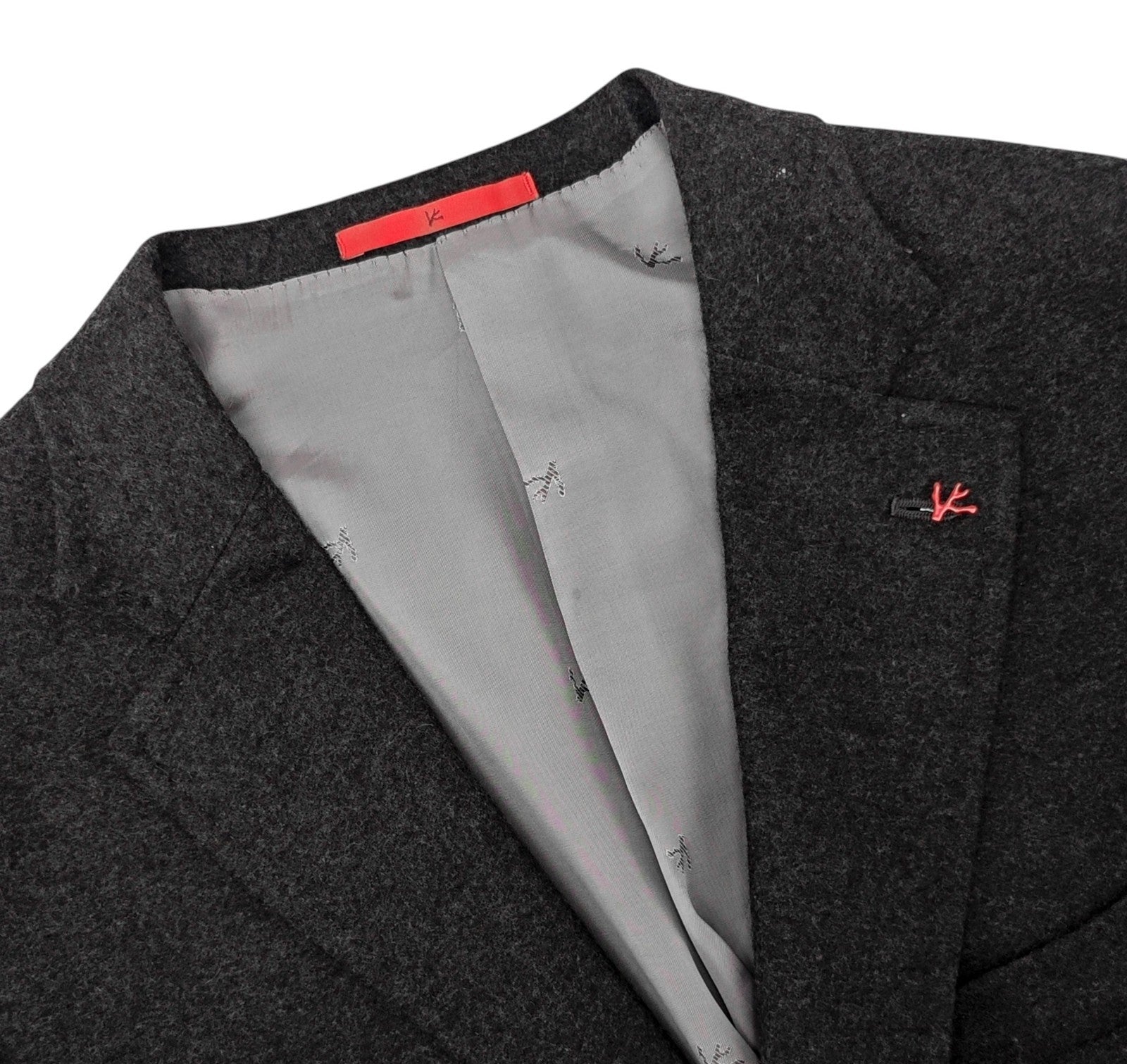 $6850 ISAIA NAPOLI "Capri" Gray Jacket Sport Coat 100% Cashmere 48 US / 58 EU 8R