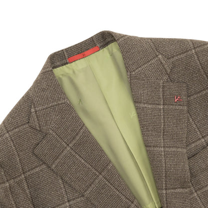 $6850 ISAIA NAPOLI "Marechiaro" Beige Suit Hand-Sewn Black Sheep Wool