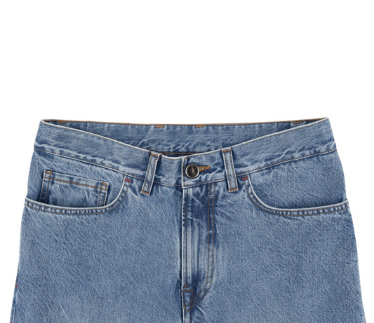 795$ ISAIA NAPOLI Light Blue Denim Jeans 5 Pocket Pant 100% Cotton 30 US / 46 EU