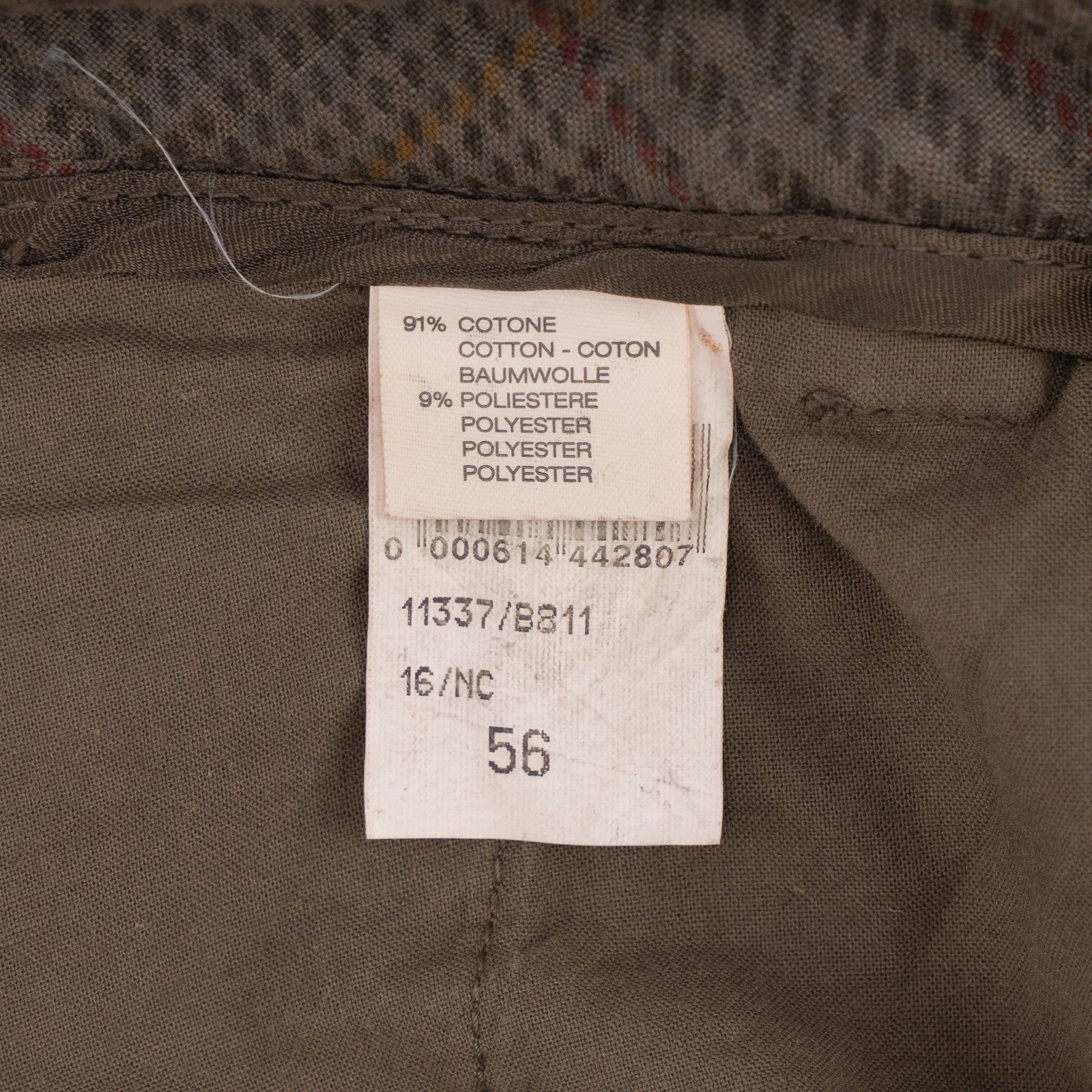780$ ETRO MILANO Chocolate Brown Seersucker Cotton Pant Straight Leg