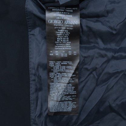 2150$ GIORGIO ARMANI SOHO Jacket Sport Coat Techno Fabric Dark Blue 48 US  58 IT