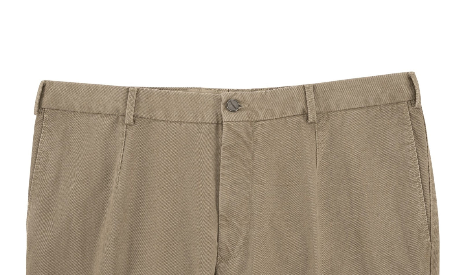 700$ BURBERRY Beige Chino Pant Twill Cotton Regular Loose Fit  42 US 58 EU