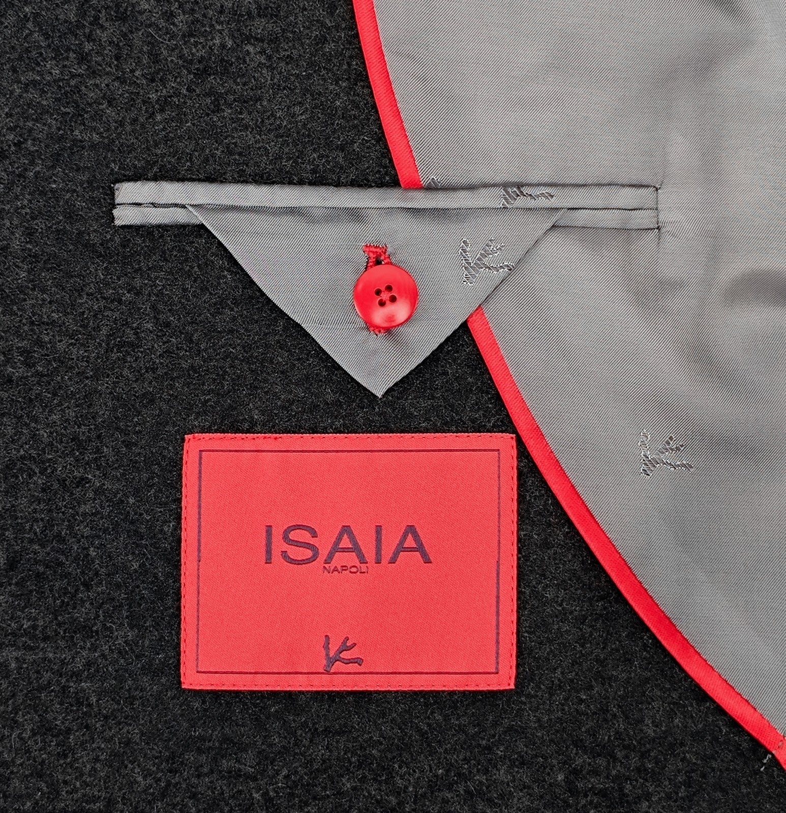 $6850 ISAIA NAPOLI "Capri" Gray Jacket Sport Coat 100% Cashmere 48 US / 58 EU 8R