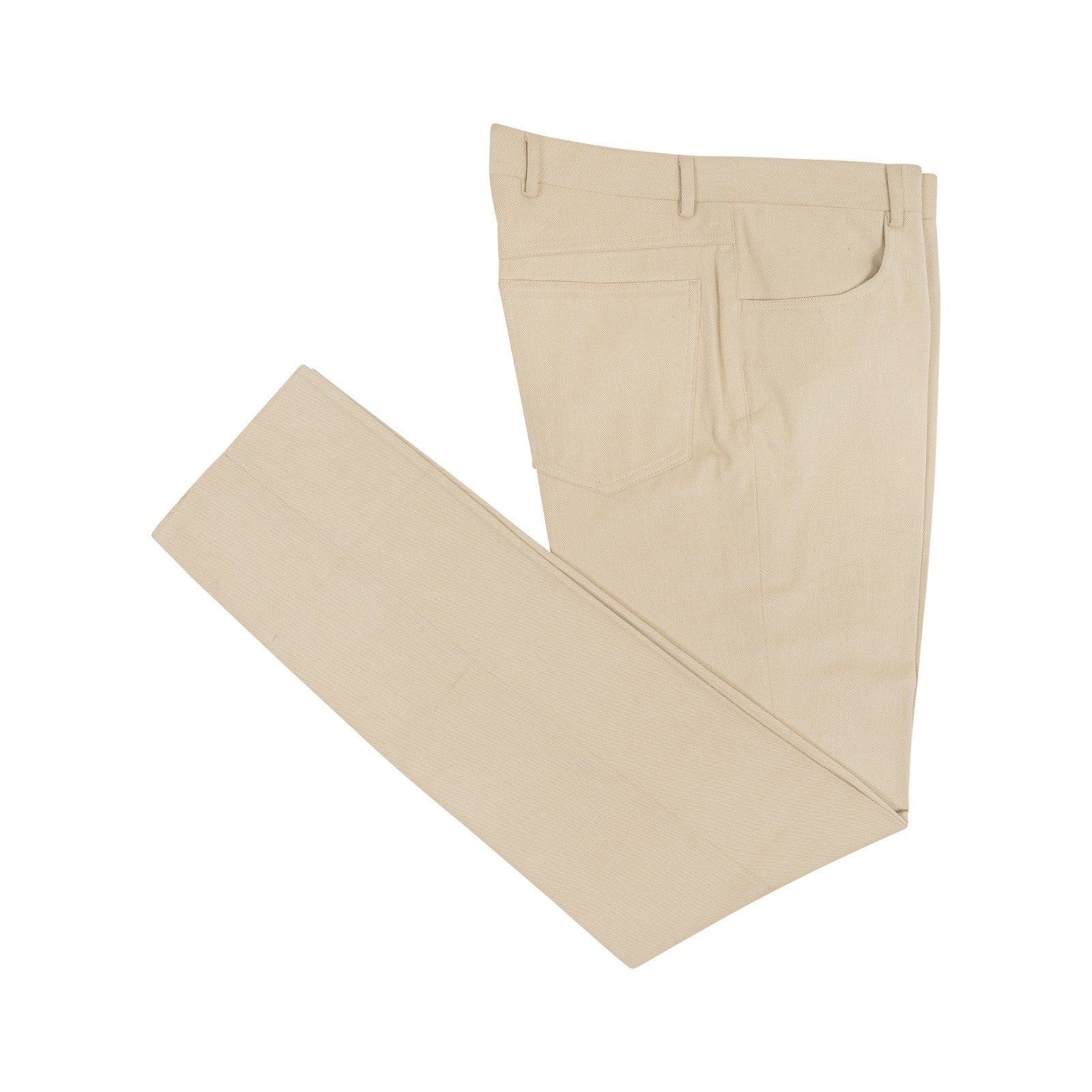 625$ RUBINACCI NAPOLI Beige Chino 5 Pockets Pant Twill Cotton 34 US / 50 EU