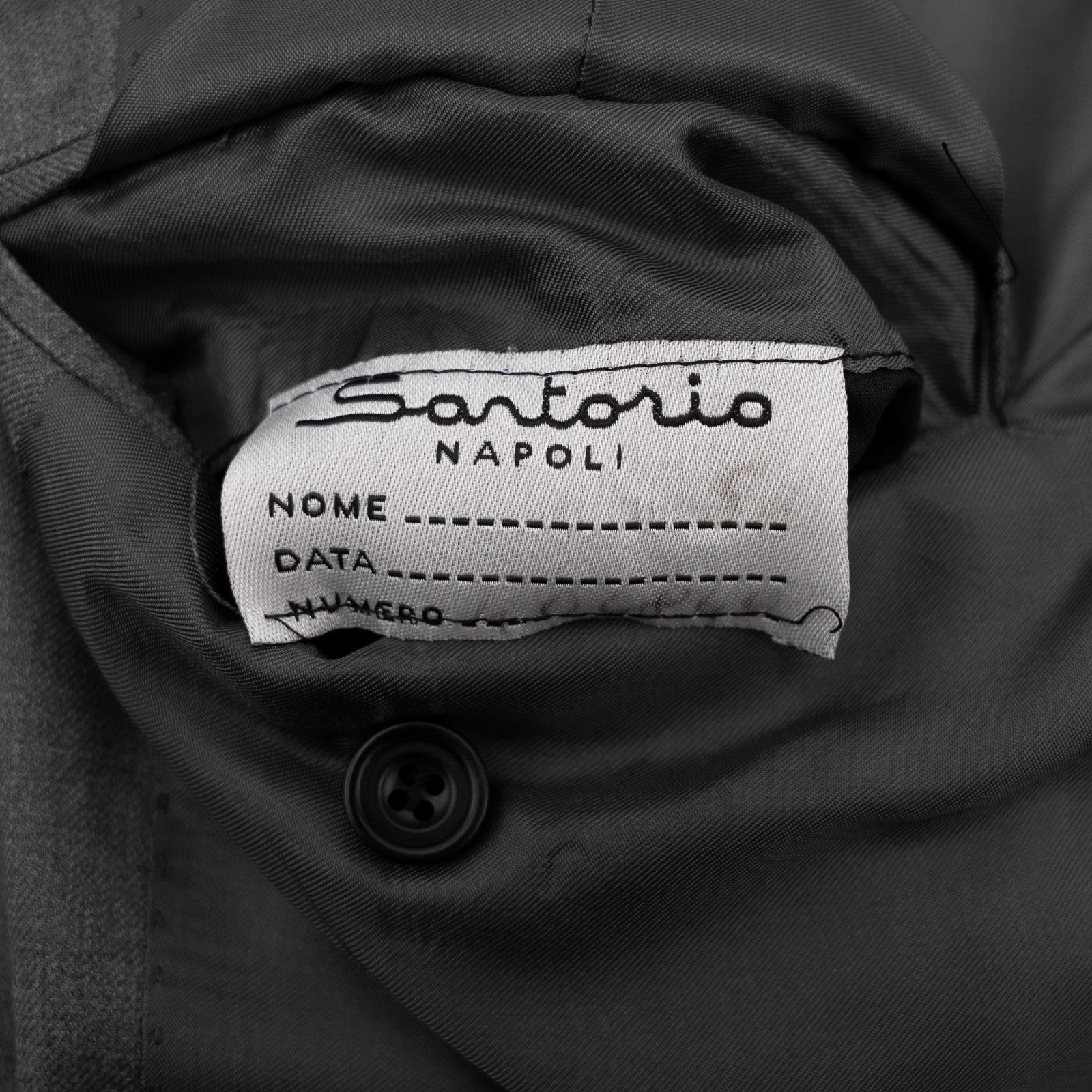 $3300 SARTORIO KITON NAPOLI Gray Suit Hand-Sewn Fine Wool Made in Napoli