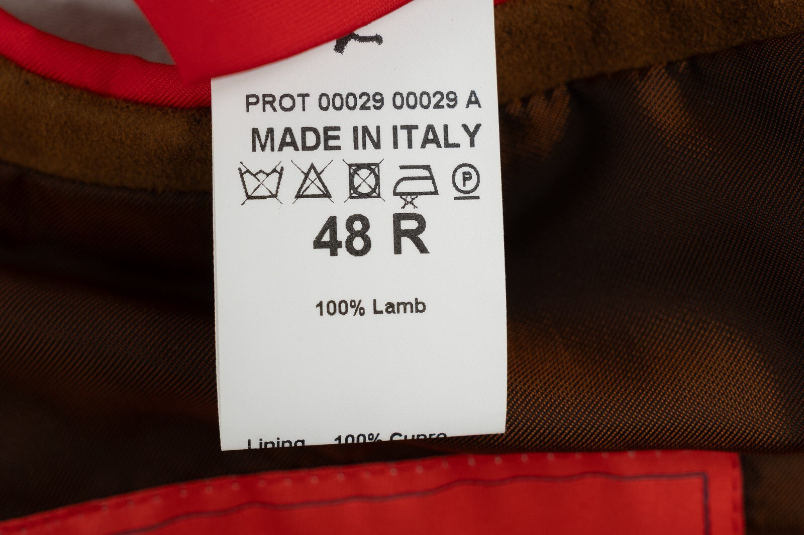 6800$ ISAIA Camel Safari Jacket Suede 100% Lambskin Leather 38 US 48 EU