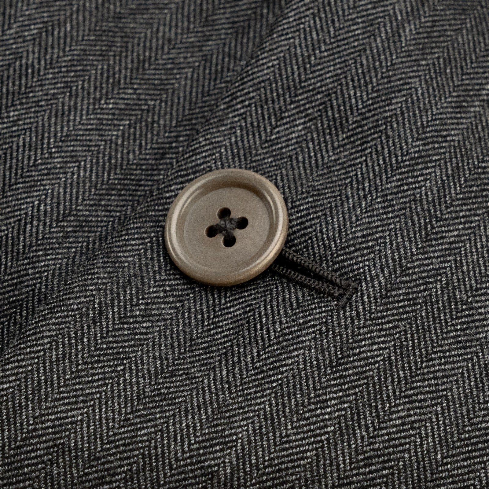 3480$ BURBERRY LONDON Suit Dark Gray Herringbone 100% Cashmere 48 US /  58 IT