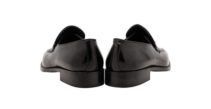 2500$ CORTINA Loafers Shoes Black Alligator Leather 6.5 UK / 7.5 US / 40.5 IT