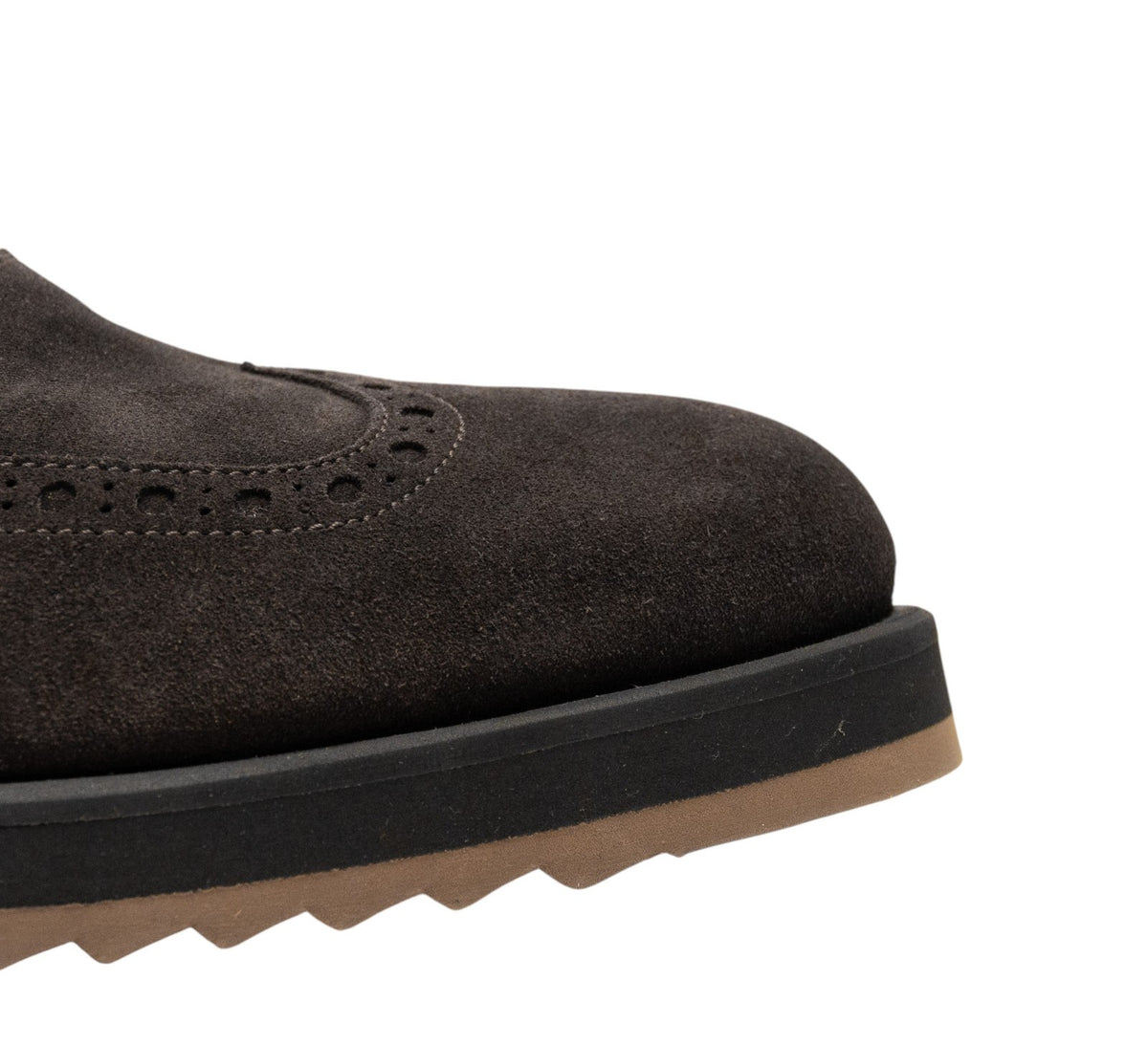 1000$ TESTONI "Pisa" Oxford Eco - Suede Brown Cigar 8 UK / 9 US /  42 IT