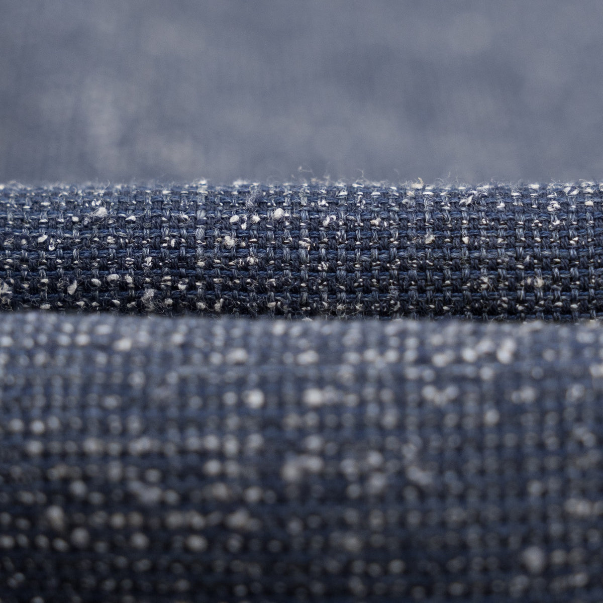 $6300 ISAIA NAPOLI "Capri" Blue Suit Bouclè Linen / Cotton 36 US / 46 EU 8R