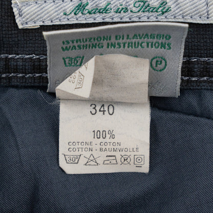 415$ LUIGI BORRELLI NAPOLI Dark Blue Denim 5 Pockets Jeans  36 US / 50 EU