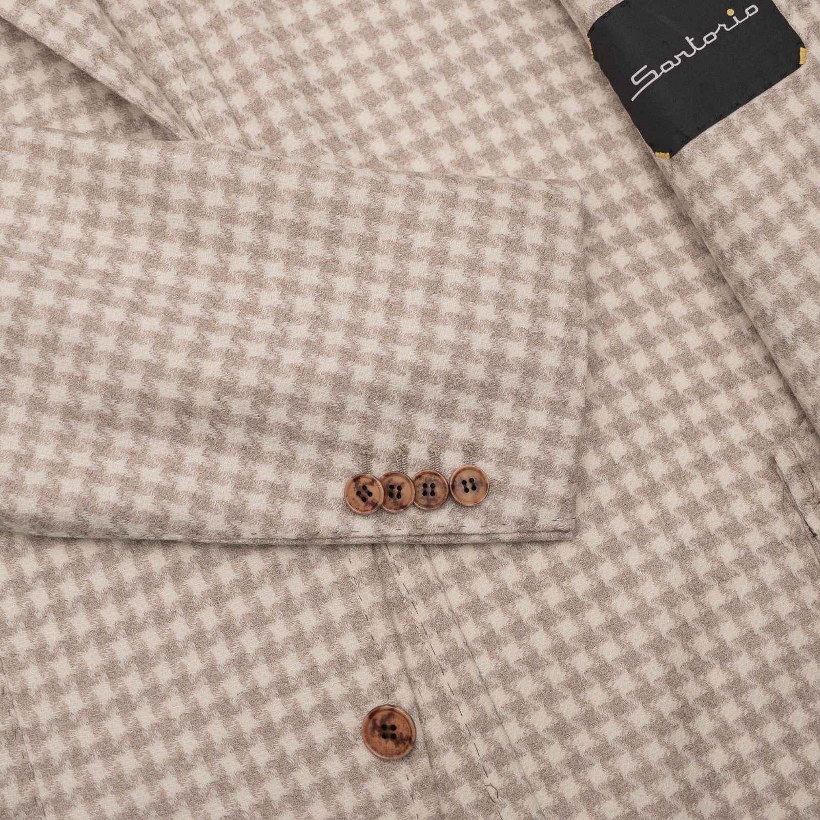 1900$ SARTORIO KITON NAPOLI Beige Jacket Sport Coat Wool Cashmere 40 US / 50 EU