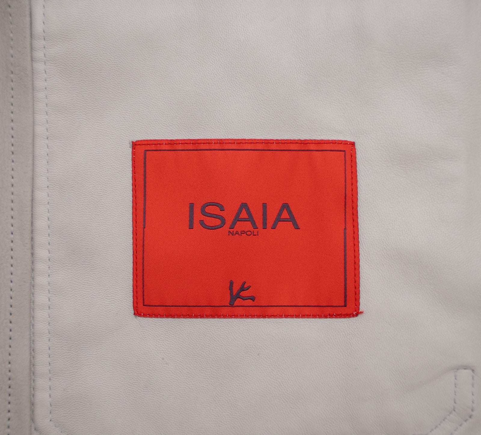 5650$ ISAIA NAPOLI Gray Jacket 100% Suede Lambskin Leather 40 US / 50 EU