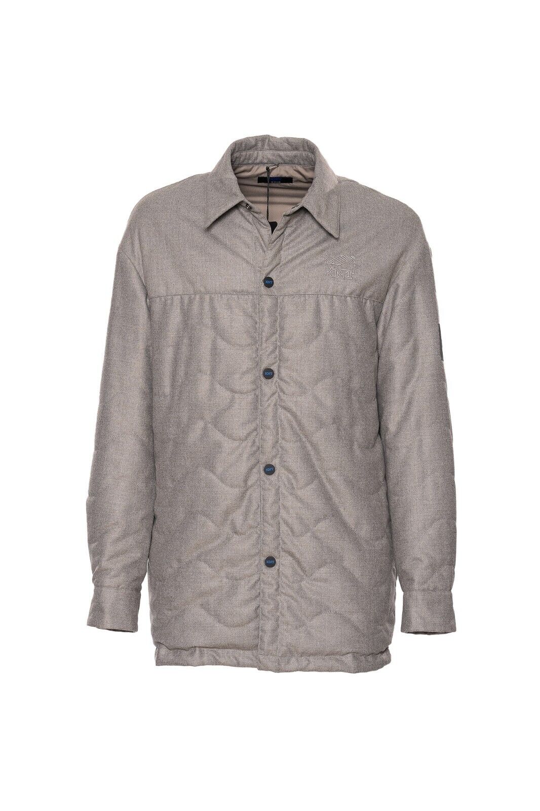$2200 KITON KNT Sand Padded Overcoat Trench Coat Jacket Fine Wool
