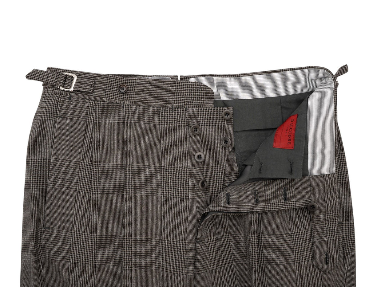 Sartoria DALCUORE NAPOLI Hand-Sewn Suit Double Breasted Wool Gray 38 US 48 EU