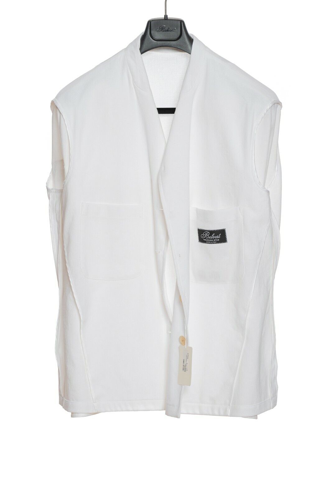 1200$ BELVEST Sartorial Jacket Military Style Linen Cotton JACKETINTHEBOX Editio