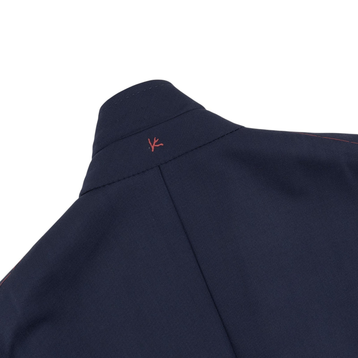 7100$ ISAIA "Portofino" Blue Navy Double Breasted Overcoat Coat Wool 38 US 48 IT