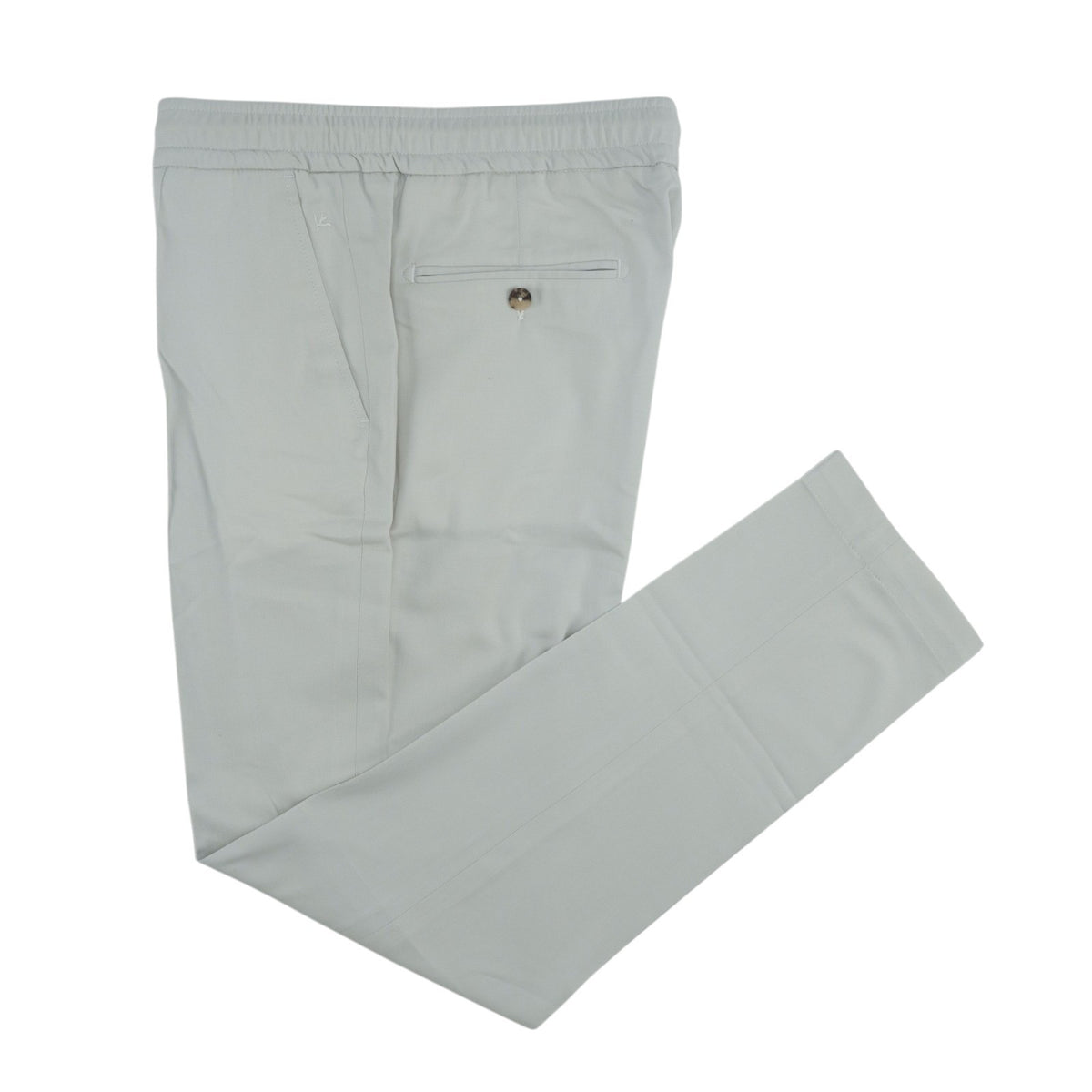 1350$ ISAIA NAPOLI Ice Drawstring Pant Cotton Wool Tapered 34 US / 50 EU
