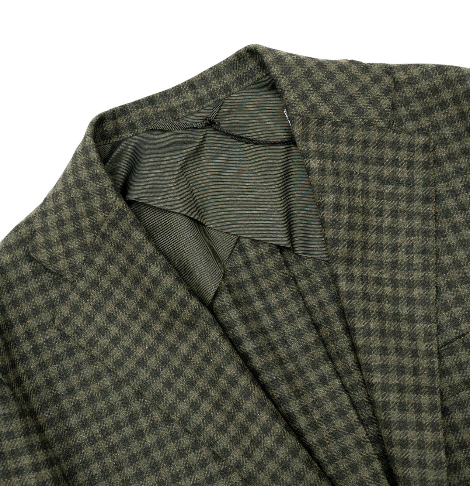 1800$ SARTORIO KITON NAPOLI Green Jacket Sport Coat Wool 40 US / 50 EU  9R