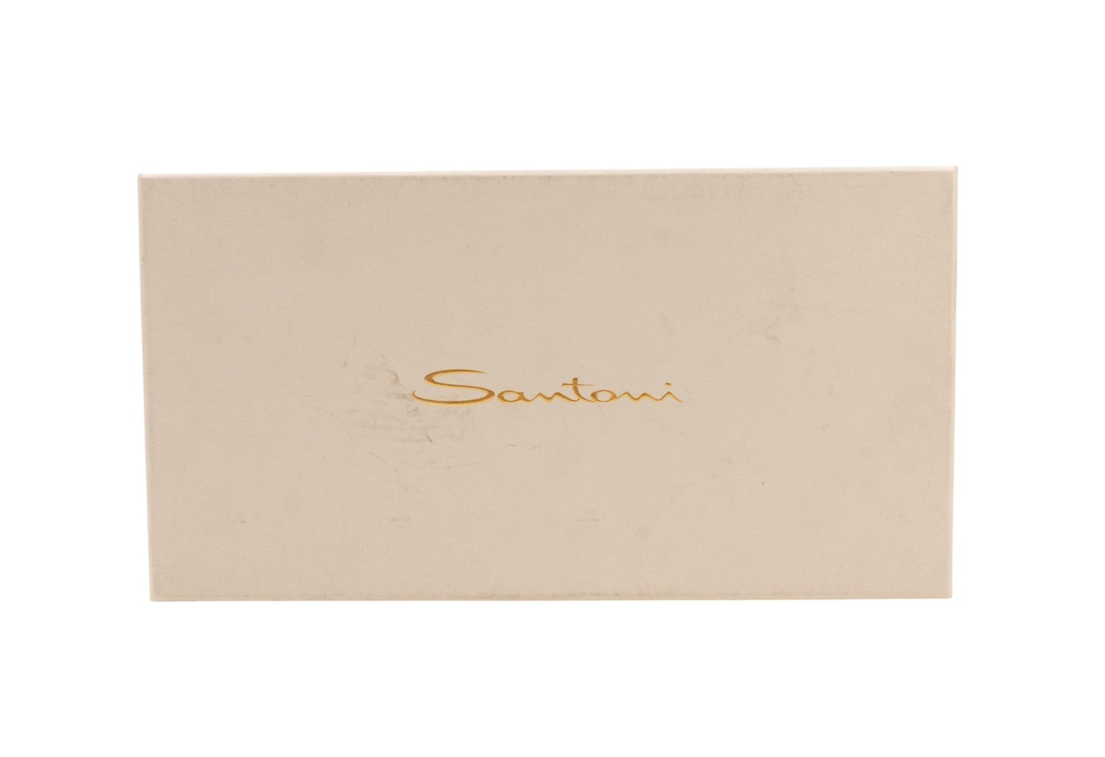1360$ SANTONI Derby Shoes Blue Antiqued Leather Handmade in Italy
