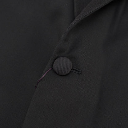 $7450 ISAIA Sanita "Aquaspider" Black Tuxedo Suit  Wool Water Repellent 8C