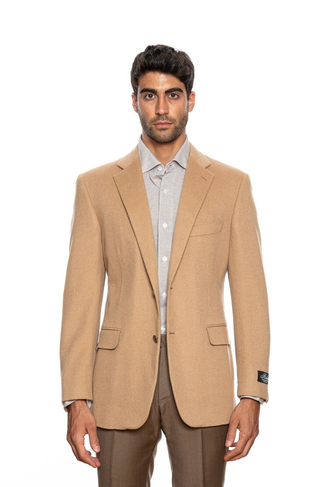 $2980 BELVEST Tan Beige 100% Camel Jacket Blazer 42 US / 52 EU Drop 7R