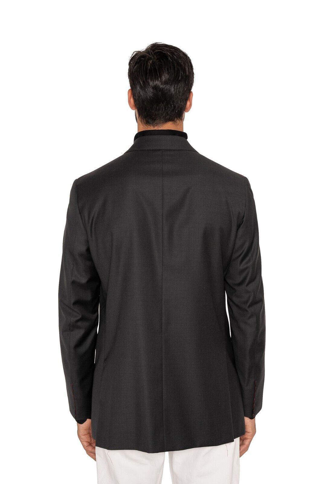 $5200 ISAIA NAPOLI "Aquaspider" Gray Sport Coat Wool 130's  42 US / 52 EU 8R