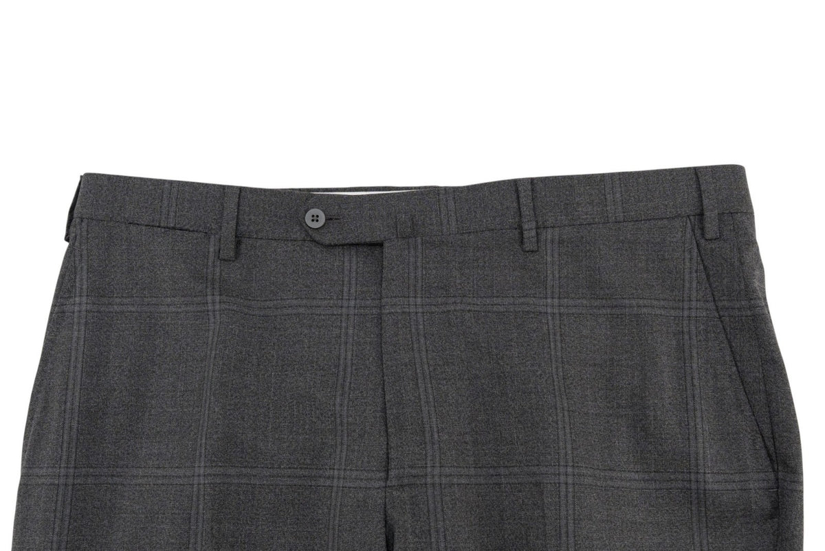 $6600 ISAIA NAPOLI "Marechiaro" Gray Suit Fine Wool 4 Season 46 US / 56 EU 7R