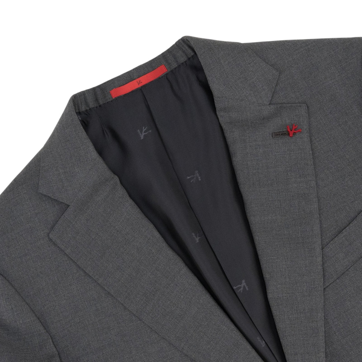 $7120 ISAIA "Gregorio" Gray Hand-Sewn Suit Fine Wool Aquaspider 38 US / 48 EU 7R