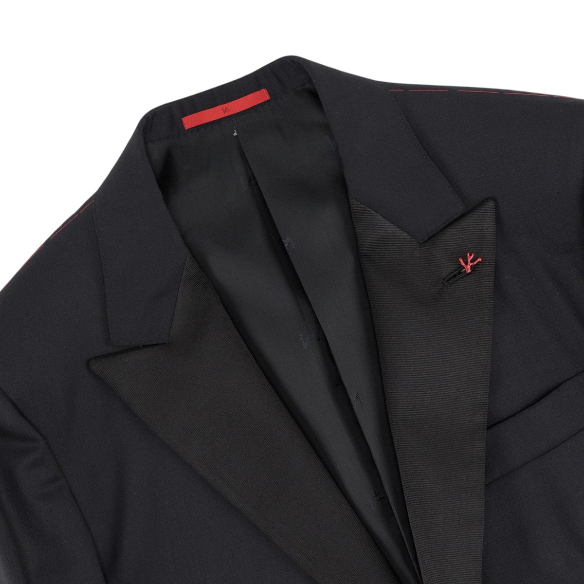 $7450 ISAIA "Sanita" Blue Midnight Tuxedo Suit Wool Aquaspider 42 US / 52 EU 8L
