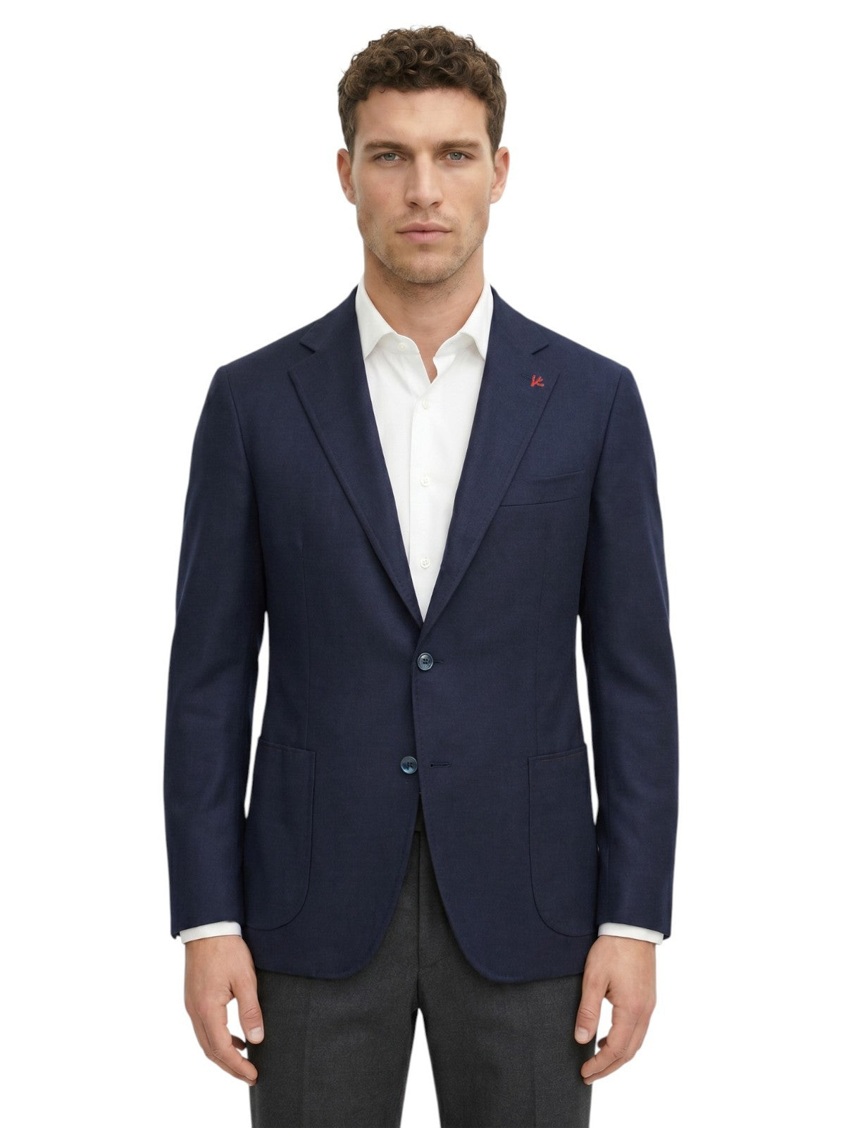 $6850 ISAIA "Domenico" Blue Sport Coat Soft Cashmere - Silk 48 US / 58 EU   8R