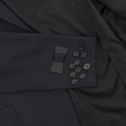 $6290 ISAIA "Capri" Blue Midnight Jacket Sport Coat Fine Wool  42 US / 52 EU  8R