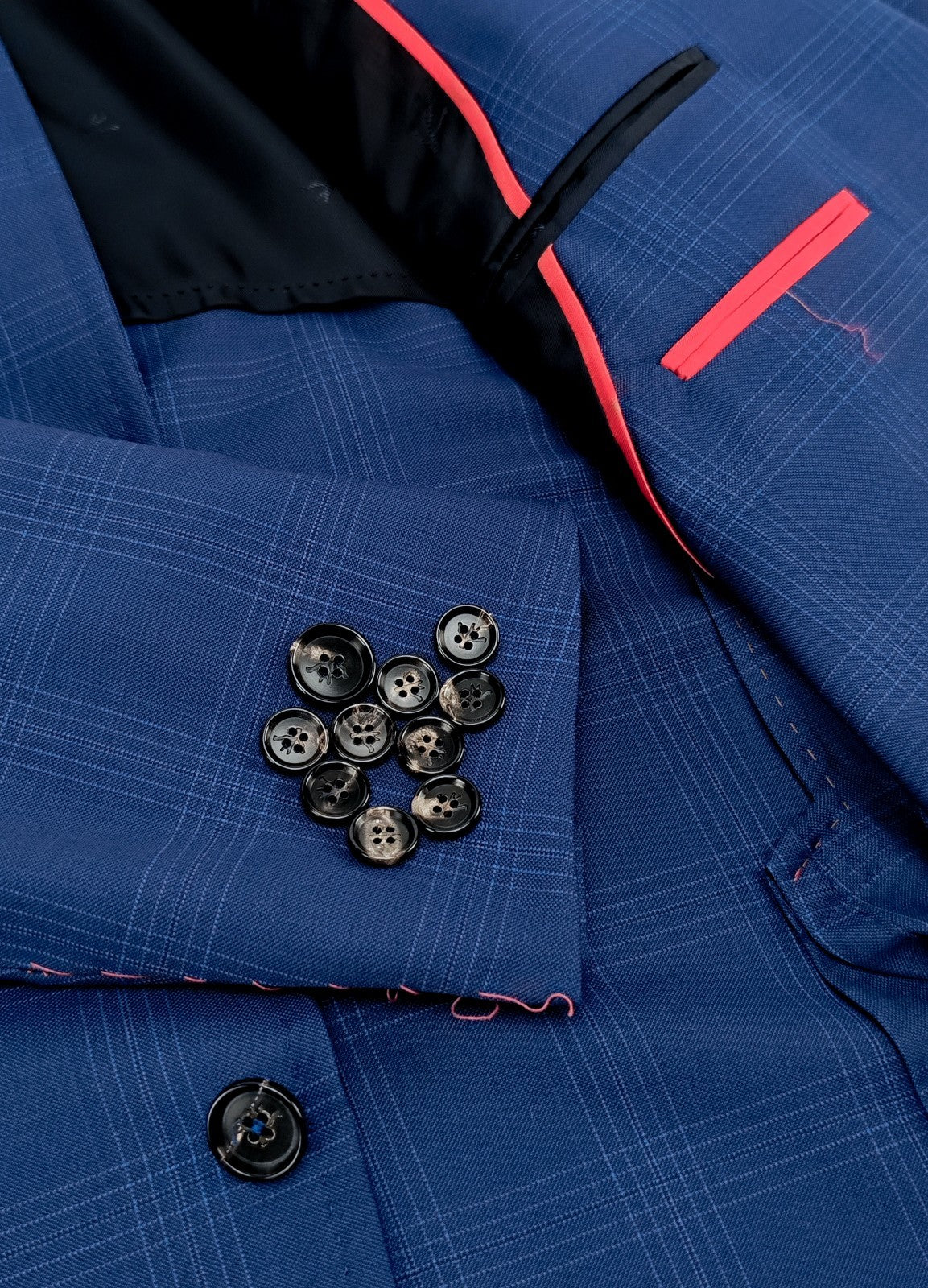 $4900 ISAIA NAPOLI "Capri" Blue Sport Coat Sea Cotton Island 40 US / 50 EU 8R