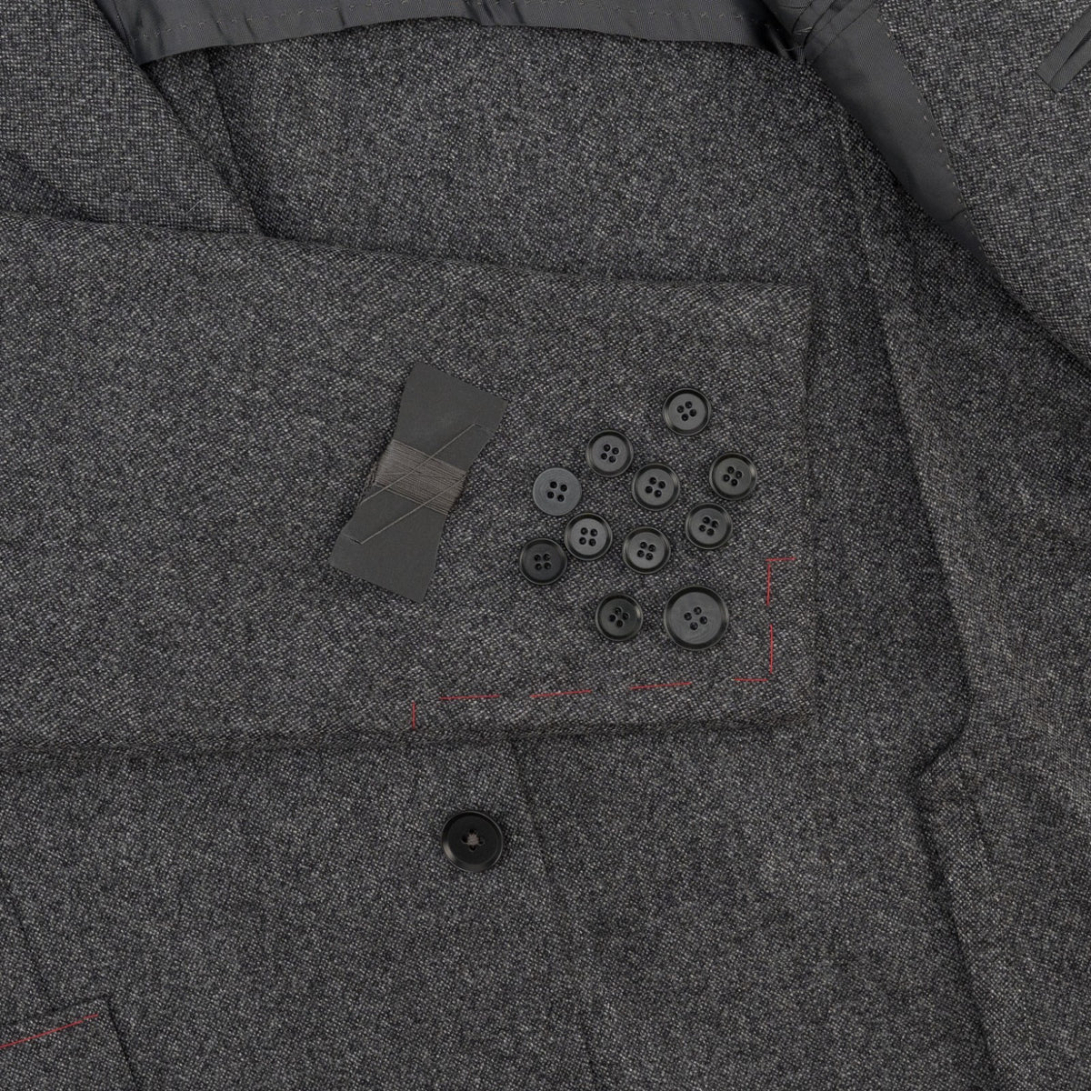 $6900 ISAIA NAPOLI "Capri" Dark Gray Suit Wool / Cashmere 46 US / 56 EU 7R