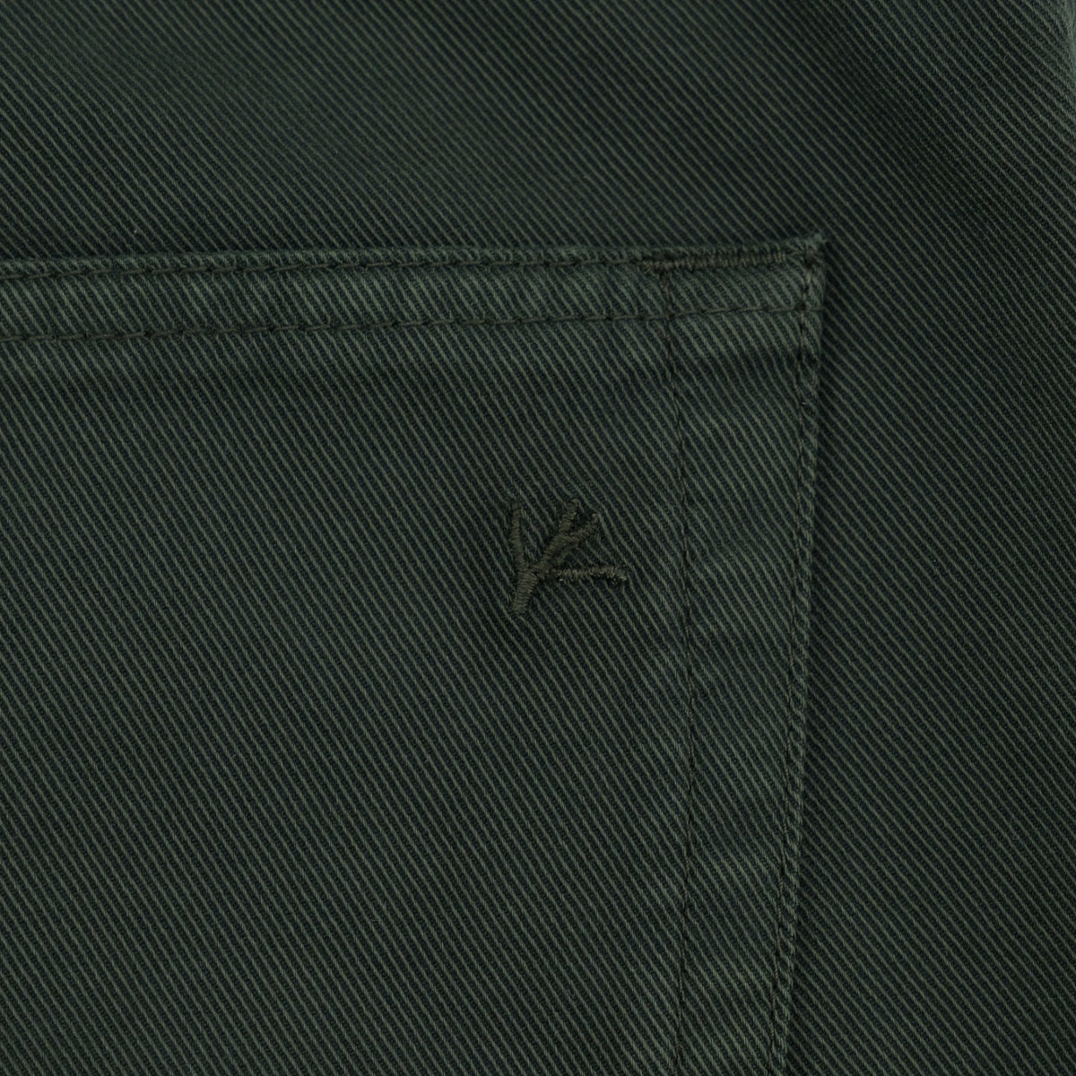 725$ ISAIA NAPOLI Forest Green 5 Pocket Denim Jeans Cotton Slim Fit 30 US /46 EU