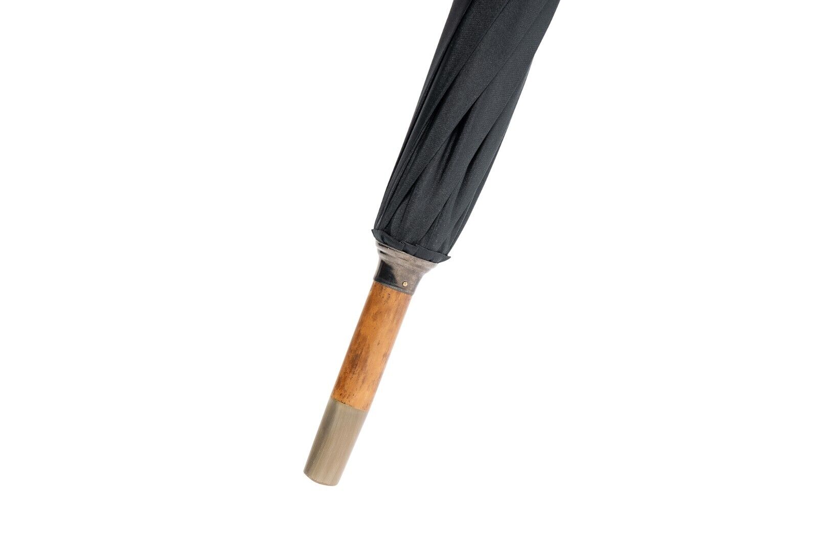 RARE!! MARIO TALARICO NAPOLI Umbrella Black Handmade Real "OSTRICH" Handle