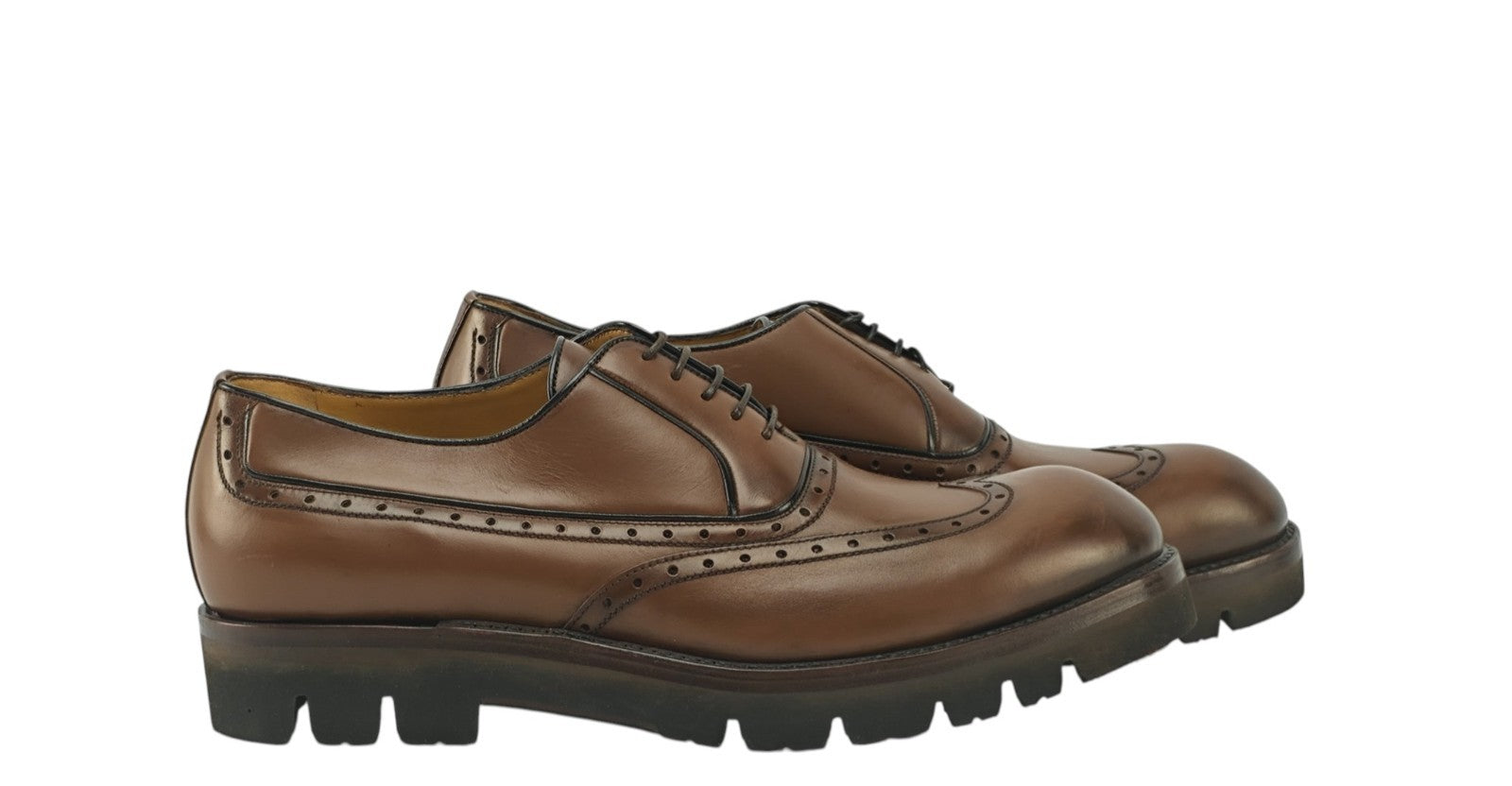 1200$ TESTONI "Udine" Piuma Construction Derby Shoes Calf 8 UK / 9 US / 42 IT